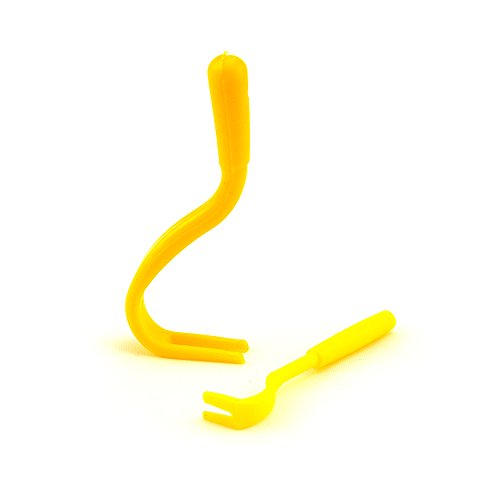 Conjunto de 2 carraças ganchos, carraças pinças de plástico