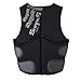 Zruyeui Swimming Vest | Lightweight & Quick Drying | Adjustable Buckle & Zipper | Kayaking, Swimming Training, Boating - Water SportsBlack,M