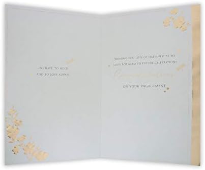 Clintons: Photos In Hearts Engagement Daughter & Son in Law Card, Engagement Card 165x254mm, multi, 1163414
