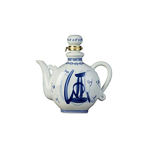 Jingdezhen Ceramic Wine Pot Household Wine Bottle Retro Chinese Court Antique Wine Jug - A06