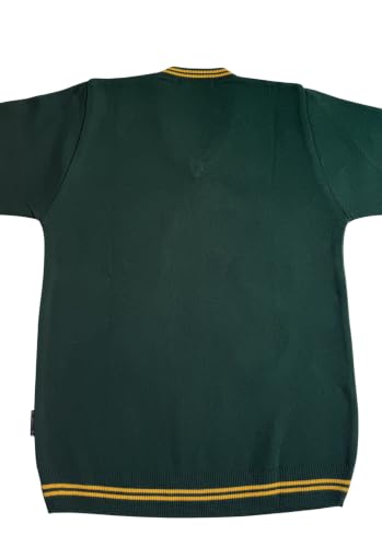 Image of Boy's School Uniform Lining Full Sleeves Sweater - Daffodil
