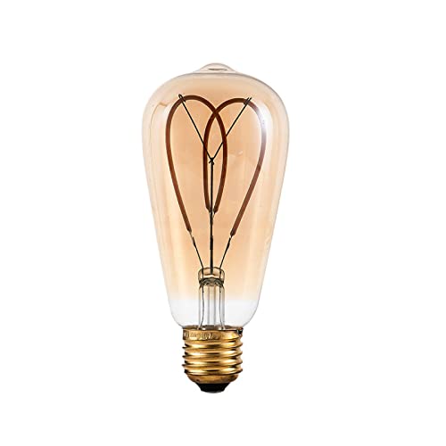 Ampoule confession romantique ST64 Edison cœur pour cadeau de mariage