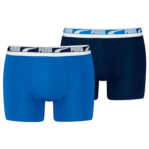 PUMA Everyday Multi Logo Boxer 2 Units L, True Blue, L