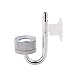 Aquarium Atomiseur Système Diffuseur, Aquarium CO2 Diffuseur Dioxyde de Carbone Réacteur Aquatique Eau Plantons pour Poissons d'Aquarium Réservoir (Argent)