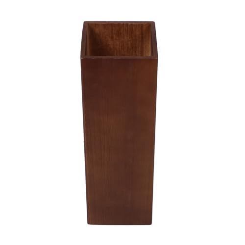 Porte-parapluie en bois vintage grande capacité pour garder une entrée propre et ordonnée