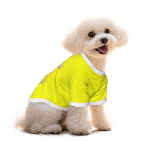 Personalisiert Hundemantel T-Shirt – Mit Bild, Text, Namen oder Logo, Selbst Gestalten, Hundekleidung, Hundekostüm, Personalisierte Hunde Kleidung, Tierliebhaber L