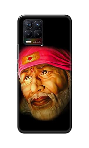 Image of PRINTFIDAA Sai Baba Lord Shiridi Great God Hinduism Religious Hard Back Cover for Realme 8 / Realme 8 Pro Back Cover -(P6) KAT1002