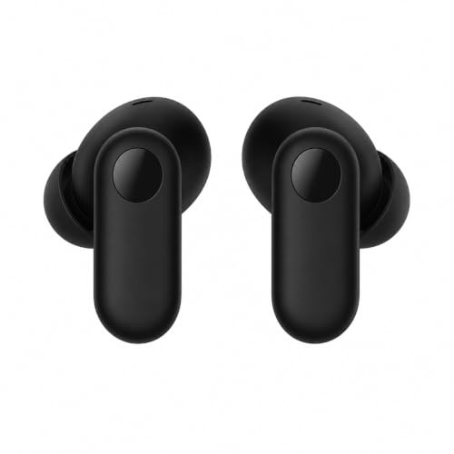 Image of Earbuds with Mic Compatible with One Pluss Nord Buds 2r True Wireless in Ear 12.4mm Drivers, Playback:Upto 38hr case,4-Mic Design, IP55 Rating [Deep Grey]
