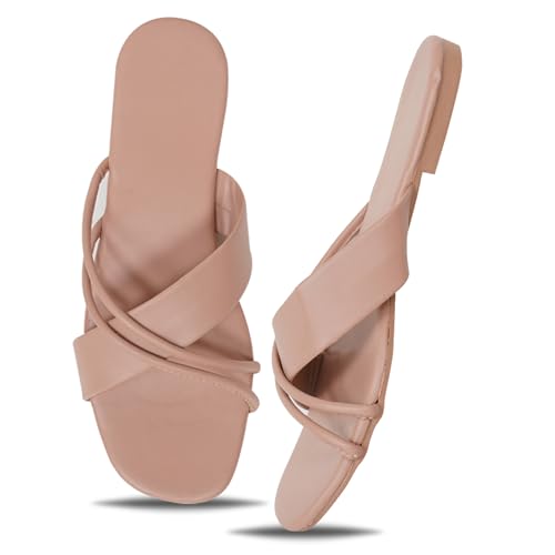Image of Women's Lightweight Flip Flops | Comfortable Daily Wear Chappals | Soft Insole Slip-On Slippers for Girls & Women