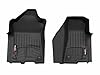WeatherTech FloorLiner Tapis de sol de camion sur mesure – Protection intérieure compatible avec Dodge Ram 3500/4500/5500 à cabine double avec kit de prise de force 1ère rangée de 2025-2026, noir