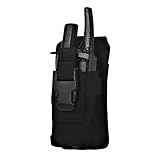 Clakit StrapPack Clip-On Pouch for Radio & GPS (Black) Backpack Attachment for Hunters, First Responders, Public Safety, Hikers and Travelers