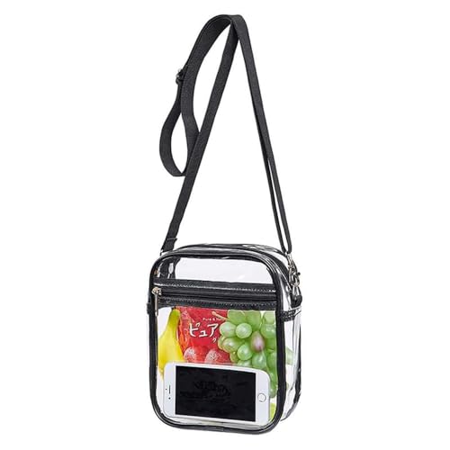 Stadium Event Large Clear Bag - Women's Clear Shoulder Bag, Stadium Crossbody Bags for Concerts and Sporting Events