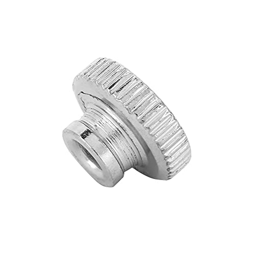 Tuercas Moleteadas de Acero Al Carbono Niquelado, nuevas. 6 Tamaños, Fuertes y resistentes. Atornillado Fácil con los Dedos, M3 M4 M5 M6 M8 M10 (M3(10 piezas))