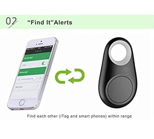 ‎NOCXTUN GPS-YR9 Wireless Bluetooth 4.0 Anti-Lost Anti-Theft Alarm Device Tracker GPS Locator Key/Dog/Kids/Wallets Finder Tracer w/Camera Remote Shutter & Recording for All Smartphone Devices.(1 pcs.)