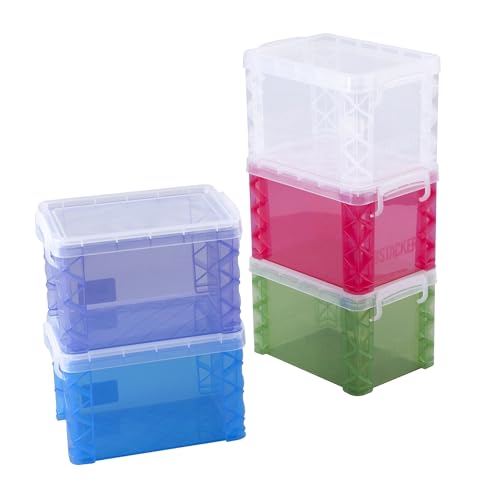Super Stacker Index Card Box, 4 x 6 Inch Index Cards...