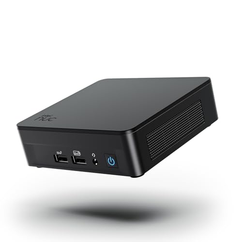 Intel NUC 13 Pro Arena Canyon Slim Mini PC, i7 1360P, 32 GB RAM, 1 TB SSD, Mini Ordenador Windows 11 Pro para Negocios y teletrabajo, soporta 8K/Quad Display/WiFi 6E/BT 5.3/Thunderbolt 4 (NUC13ANKi7)