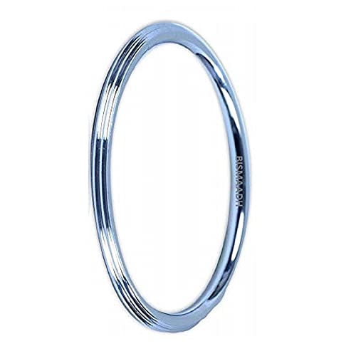 BISMAADH 5MM Thickness Rustproof Steel Kada For Men & Women (6.4 CM) (B09BB8V1WV) Amazon Price History, Amazon Price Tracker