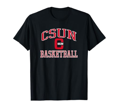 Cal State Northridge Matadors Basketball Screen Black T-Shirt