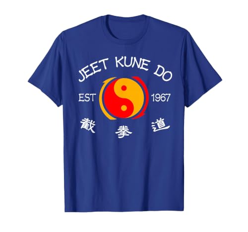 Jeet Kune Do Est 1967 Yin Yang JKD T-Shirt, Men, Royal Blue, Large