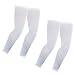 Elixir Golf Unisex 2 Pairs of Sports Cooling Arm Sleeves, White