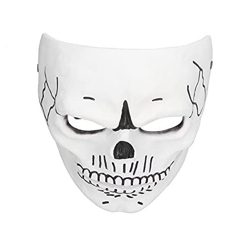 Masque crâne Halloween réglable et durable pour adultes