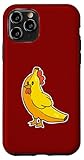 Installation facile Banane Poulet en Forme de Banane Coque pour iPhone 11 Pro