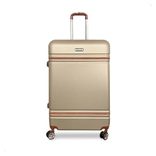 Mala de Viagem 360° em Fibra Tam P Bordo Regulamentação ANAC Cor:Champagne