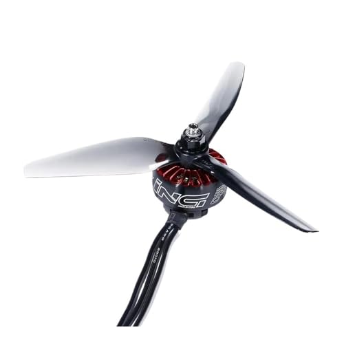 Hélices de drone S5 anti-vibration en polycarbonate gris clair