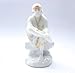 S patnaik Sai Baba Idol for Car Dashboard, Home Temple, Gift | Sai Baba Statue Small Handmade Finishing Sitting on Stone (3.5 Inch)