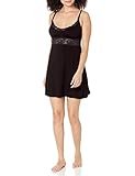 Cosabella Women's Talco Curvy Chemise, Black, Large