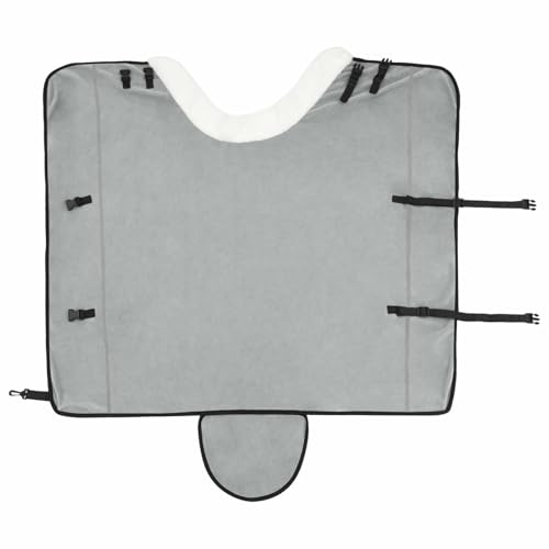Manta para caballo verde oscuro de 135 cm forro polar ajustable 5
