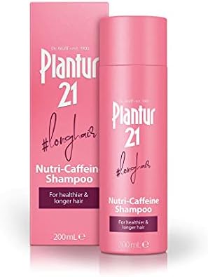 Plantur 21#longhair Nutri-Caffeine Women's Long Hair Shampoo with Keratin and Biotin: Strengthen and Nourish, 6.76 fl oz