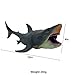 Large Shark Toys Megalodon 10.6”, Realistic Shark Toy Figures, Megalodon Shark Figurine, Large Deep Sea Creature Plastic Hand-Painted Ocean Animal Model Playset for Bath Toy, Cake Topper, Collection