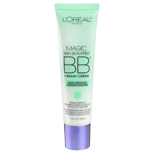L'Oréal Paris Makeup Magic Skin Beautifier BB Cream Tinted Moisturizer Face Makeup, Anti-Redness, Green, 1 fl. oz.