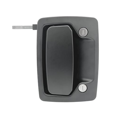 TriMark RV Door Handle 36285-02 for motorhomes and Campers fits PTL RV Doors - Exterior Handle with Hardware only - RV Outside Door Handle with Full Length deadbolt