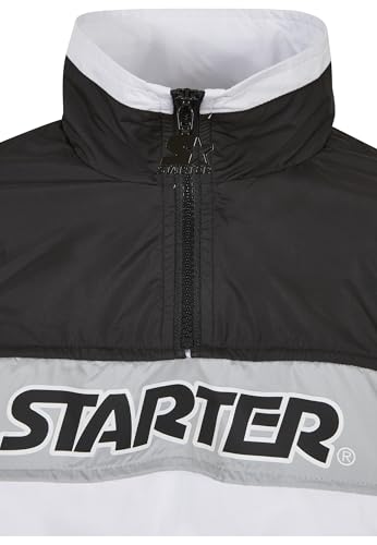 Chaqueta para mujer marca Starter con diseño de bloques de color y capucha 2