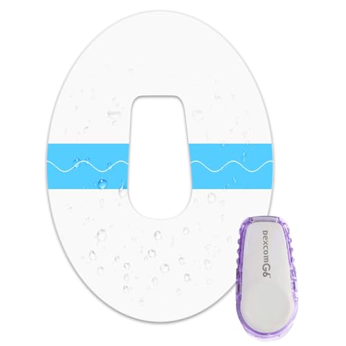 20 piezas parches dexcom g6 Resistente al agua - Hipoalergénico - Transparente freestyle libre use patches for dexcomuse glucose sensor dura 7-14 días Agujero central compatible con dexcom g6
