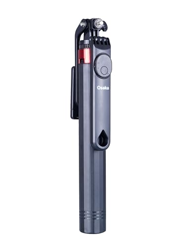 Image of Osaka 71 inch Selfie Stick Tripod with Reinforced 4-Leg Tripod Stand Comes with 360 Rotatable Handle for Panoramic Shots with Detachable BT. Ultimate Stability for Smartphones, Ring Lights, GoPro