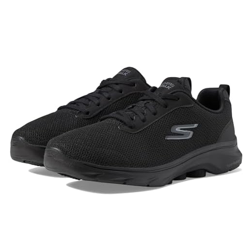 Skechers Go Walk 7 Clear Path, Tenis Bajos Mujer, Black, 41 EU