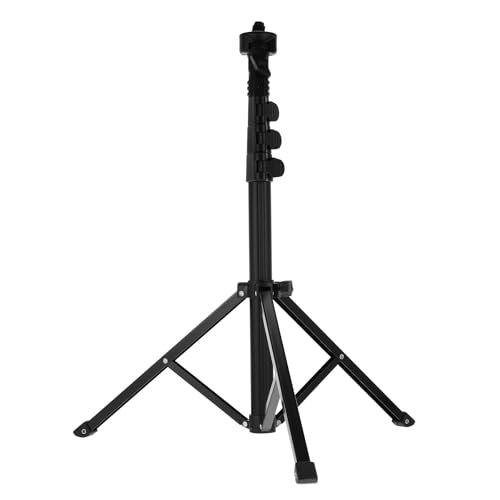 Trépied réglable en aluminium TEHAUX de 1,28 m pour support de diffusion et photo