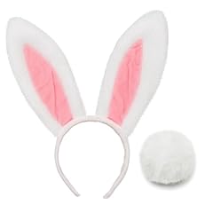 White Ears Headband + Tail