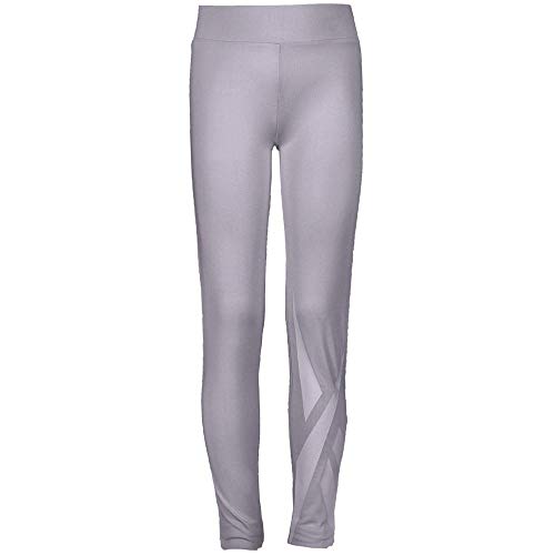 Reebok Malla Lit Reebok Vector Mallas, Niñas, Light Heather Grey, 4/5 años