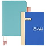 Hobonichi Techo Day-Free A6 Book & Cover Set [Japanese/A6/January 2022 Start] Colors: Dreamy Soda