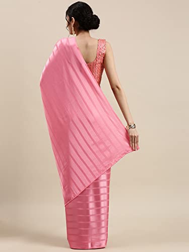 Image of AKHILAM Women's Aura Silk Woven Design Saree With Unstitched Blouse Piece (FF08AURA80 Parent)