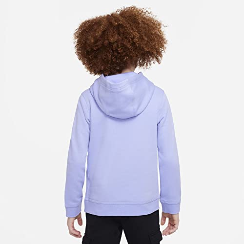 Nike Boys NSW Pull Over Hoodie Club (as1, alpha, m, regular, Light Thistle/White)3