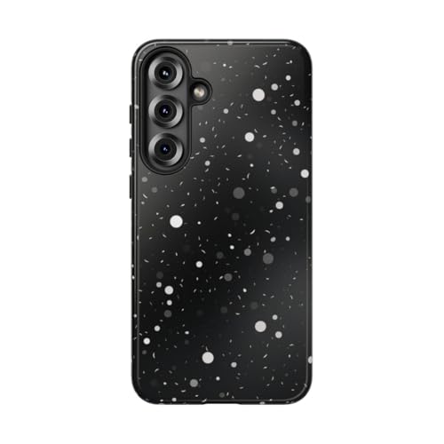 Coque Samsung S25 Plus design noir au bureau et en soirée