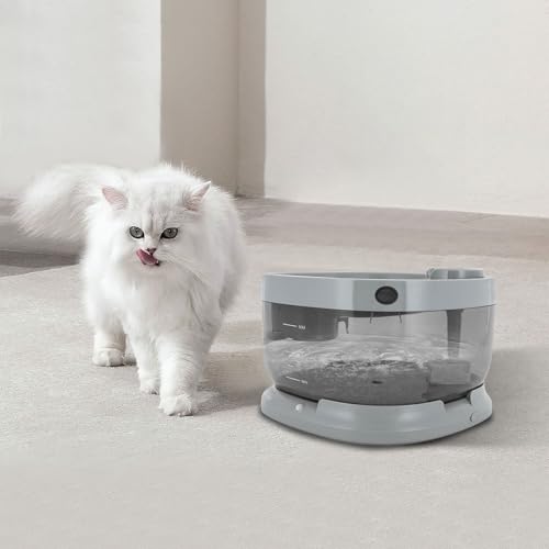 Fuente de agua automática para gatos 7L batería y filtros miniatura 5