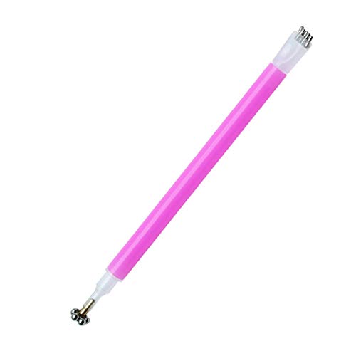 gfjfghfjfh Nail Art Gato Ojo Imán Pluma Tira Doble Cabeza Cabezas de Pintura de Uñas Dotting Profesional Polaco Gel Esmalte Dotting Pen