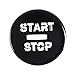Daeiclru Car Push Start Button Cover Compatible with Jaguar XF 2008-2015, Car Engine Start Stop Button Cover Key Ignition Switch Knob Protector Interior Accessories (Black)