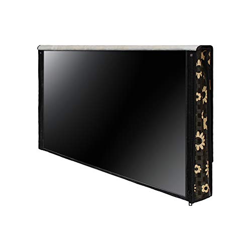 Image of DREAM CARE Double Use - Transparent & Printed Flap - 43 Inches LED TV Cover, Waterproof LED TV Cover for (LG, Samsung, Vu, Mi, Realme, TCL, Croma), SA35